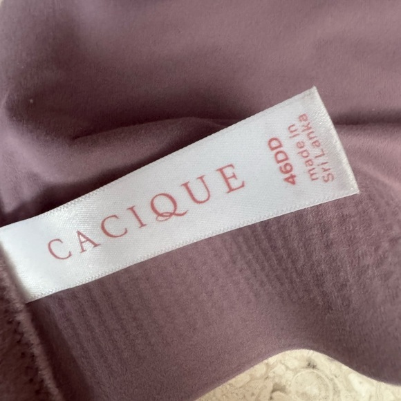 Cacique Balconette Seamless Molded T-Shirt Bra - Lavender 46DD - Picture 2 of 2